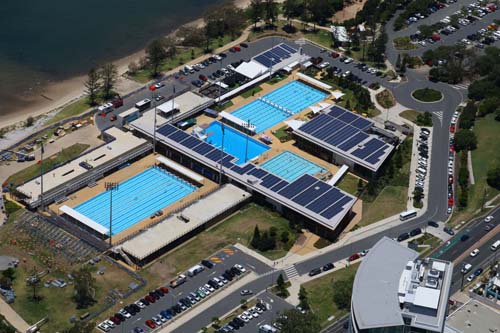Massive rooftop solar installation launched at Gold Coast Aquatic Centre
