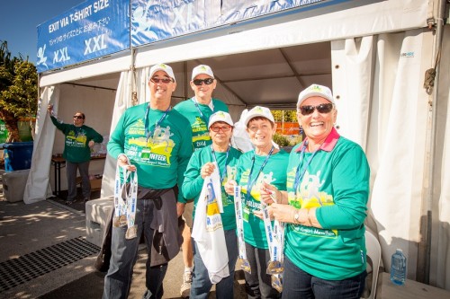Over 1,100 volunteers assist in the delivery of the Gold Coast Marathon