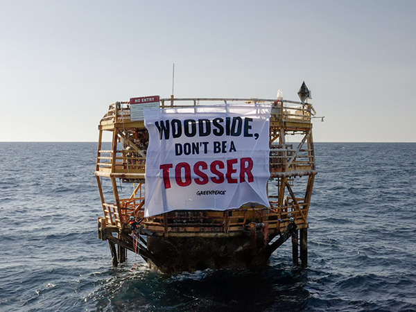 Woodside ‘Tossers’ show contempt for Australian environment and tourism industry