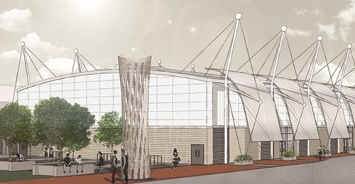 Work advances on HBF Arena redevelopment