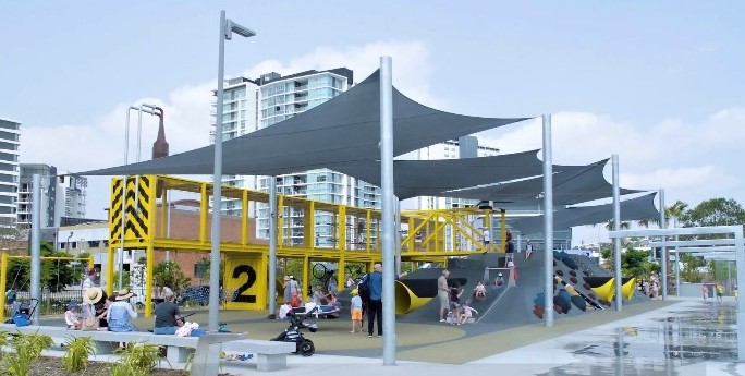 Brisbane’s $10 million playground at Northshore Hamilton attracts complaints from parents