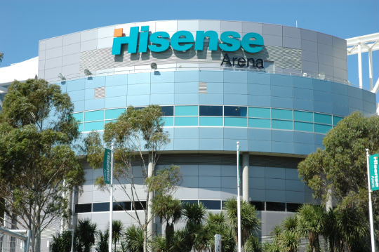 Electronics giant’s branding continues at Hisense Arena six months after naming rights deal ends
