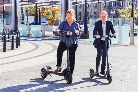 Two suppliers chosen for e-scooter trial in Hobart and Launceston