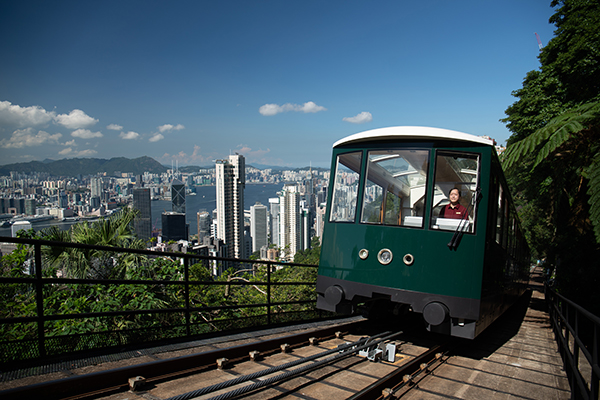 Upgraded Hong Kong’s Peak Tram tourist attraction reopens
