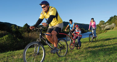 Walking and cycle trails connect Upper Hutt to great outdoors