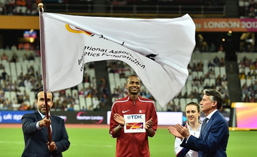 World athletics looks to Qatar after IAAF World Championships flag hand over