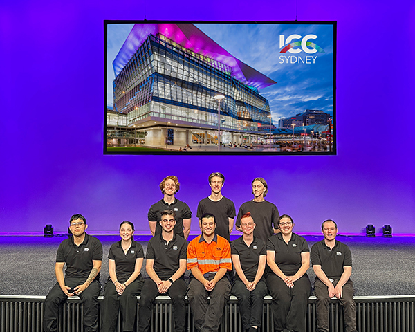 ICC Sydney activates its Audio Visual Graduate Program