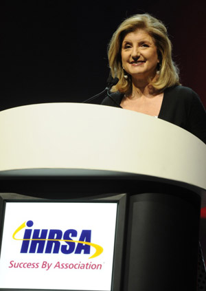 Huffington Post founder tells IHRSA Convention that ‘wellbeing is essential to success’