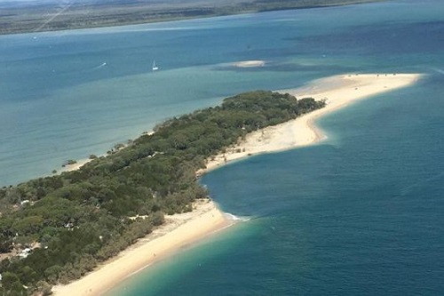 Part of Fraser Coast beach collapses into sea