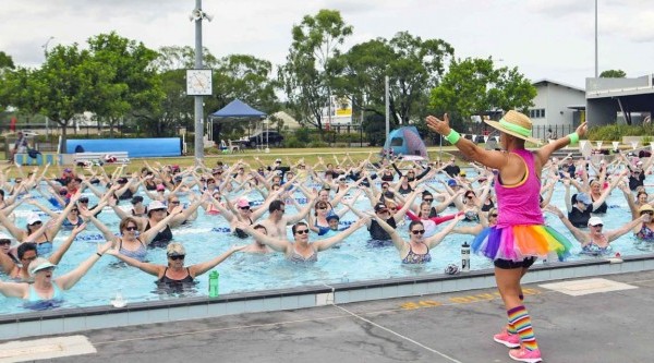 Ipswich Hospital Foundation achieves Guinness World Record for world’s largest aqua fitness class