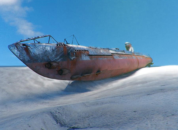 Virtual reality dive experience created to mark sinking of Japanese submarine I-124