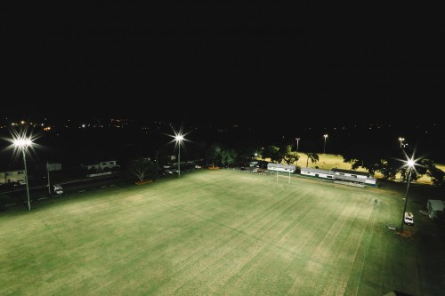 Jasstech LED sport lighting installations illuminates Ipswich sport fields