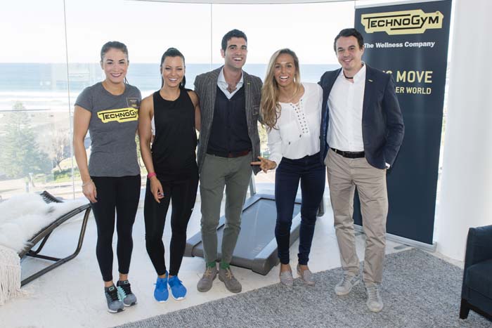 Technogym ambassadors launch new MYRUN and SKILLMILL technology