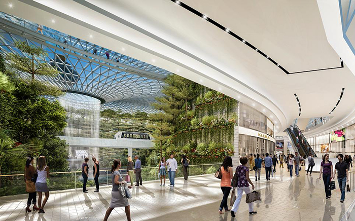 Singapore’s new airport hub focuses on interactive experience and community recreation