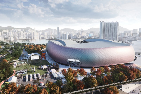 Latest renderings released of Populous designed Hong Kong Kai Tak Sports Park