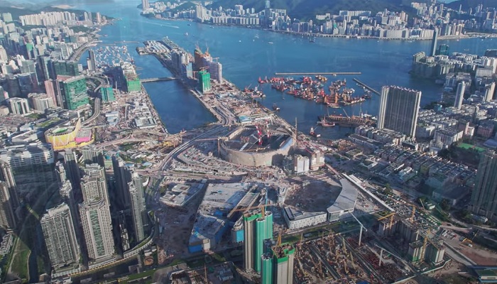 Hong Kong’s Kai Tak Sports Park releases new video of construction progress