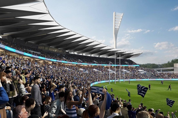 Victorian Government announces funding for completion of Geelong’s GMHBA Stadium as a 40,000 seat venue