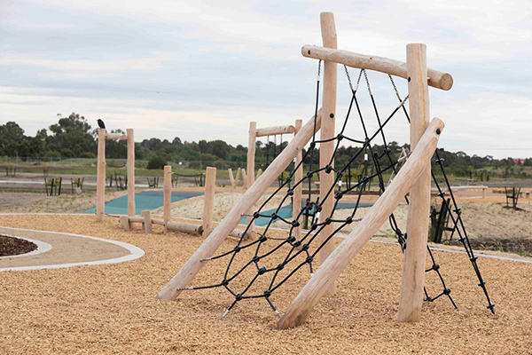New playspace at Stamford Park designed to co-exist with wetlands