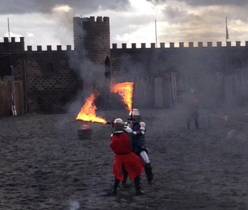 Kryal Castle fires up through winter