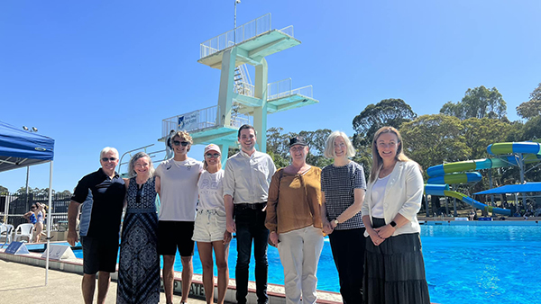 New diving boards for City of Newcastle’s Lambton Swimming Centre