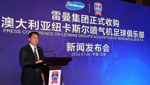Ledman launches China strategy for Newcastle Jets