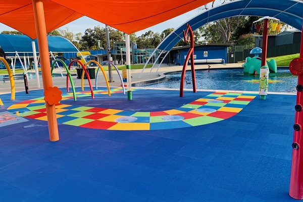 Life Floor completes splash pad safety surface installations at Adelaide’s Waterworld and Leanyer Recreation Park in the Northern Territory