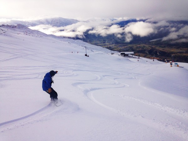 Wintery blast dumps snow on Queenstown ski areas