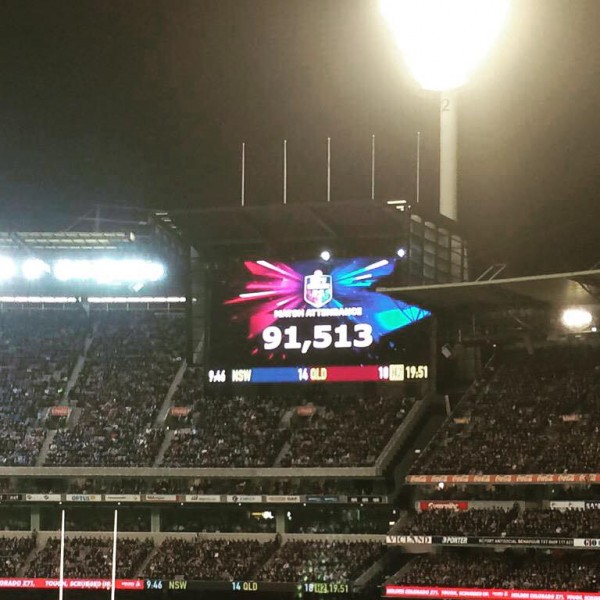 MCG sets State of Origin crowd record