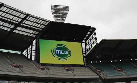 MCG reveals Australia’s largest vision boards