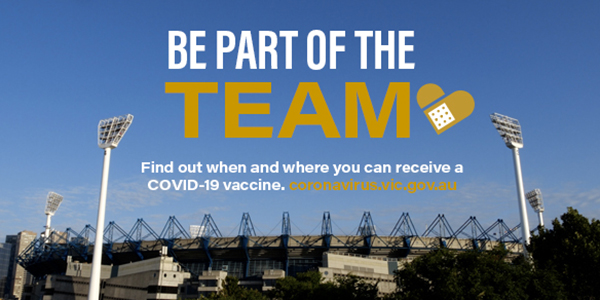 MCG encourages sport and entertainment fans to get vaccinated