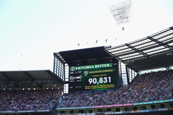 MCG Boxing Day sell out a world record attendance