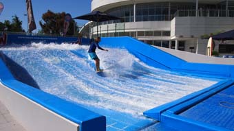 Melbourne Sports Hub launches landmark Double FlowRider wave simulator