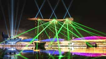 Laservision wins award for Marina Bay Sands light and water show