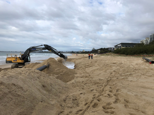 Maroochydore Beach sand replenishment project to begin again