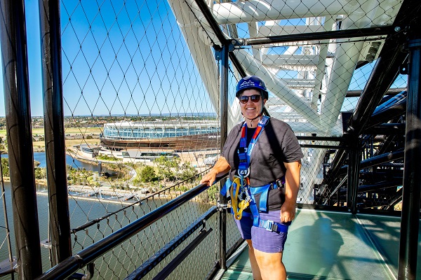 Perth’s Matagarup Bridge climb starts activation of Optus Stadium precinct