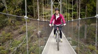 Megan Gale promotes the New Zealand Cycle Trail in new campaign