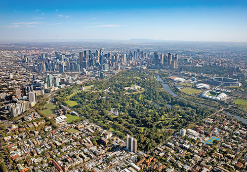 New plan for Melbourne’s treasured Domain Parklands