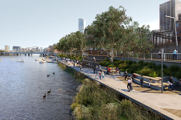 City of Melbourne moves forward with Yarra River Greenline project