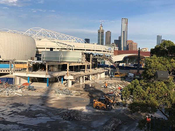 Work underway on latest stage of Melbourne Park redevelopment