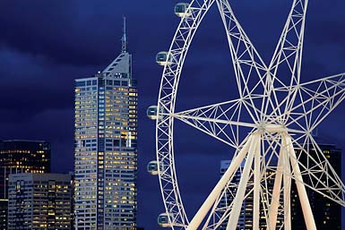 Melbourne Star observation wheel enjoys ceremonial opening