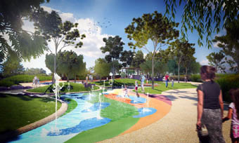 Mildura Riverfront project to include aquatic play park