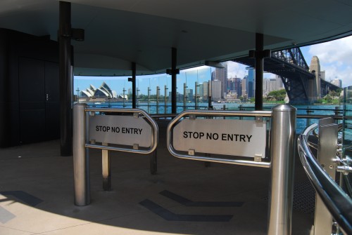 CENTAMAN Entrance Control installed at Landmark Site on Sydney Harbour
