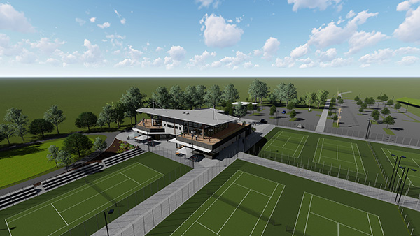 Schematic designs revealed for Monash Tennis Centre in Glen Waverley Sports Hub