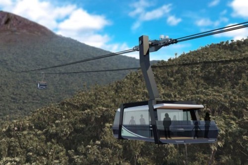 Mt Wellington cable car backers seek new route up Hobart’s mountain