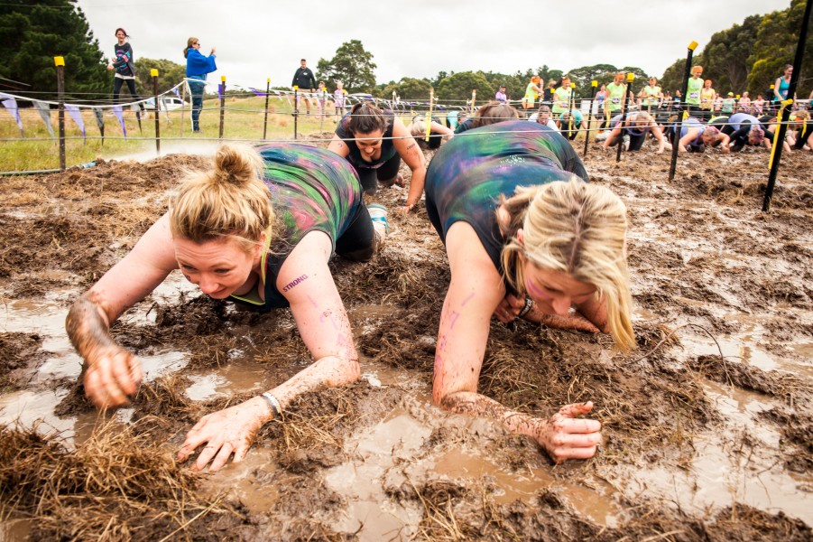 Muddy fun as Mudderella stages first Australian event