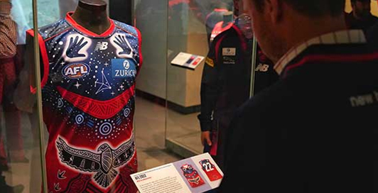 Australian Sports Museum celebrates indigenous history of Melbourne Football Club