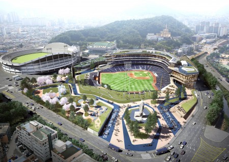 Populous wins baseball park design competition in South Korea