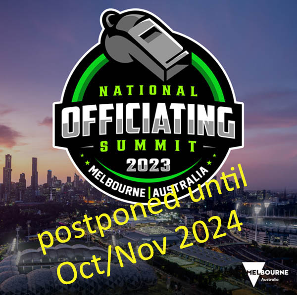 National Officiating Summit 2023 postponed until 2024