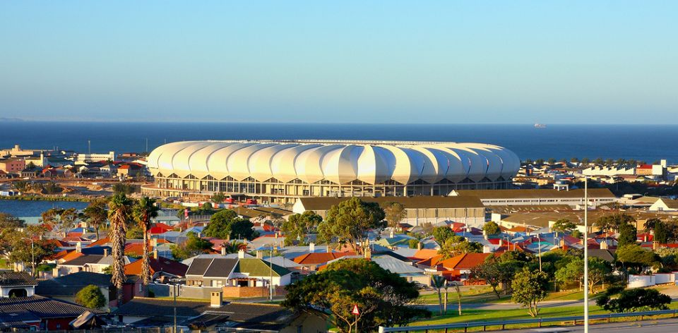 South Africa opens first stadium built for 2010 World Cup
