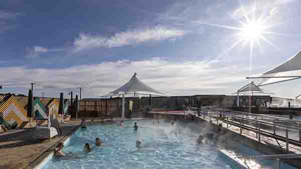 New Brighton hot pools attract impressive number of locals